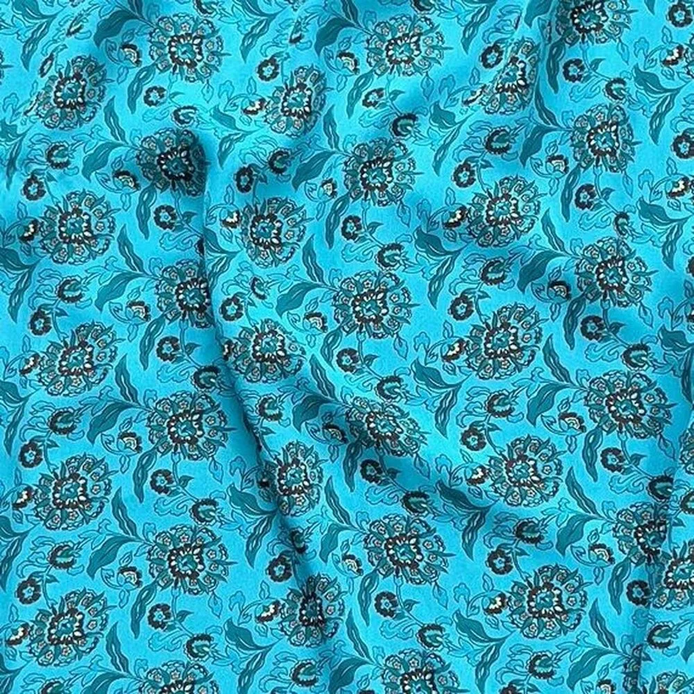 Vintage 90s paisley floral maxi skirt - Picture 3 of 6